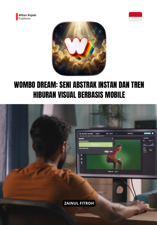 Cover buku WOMBO DREAM: SENI ABSTRAK INSTAN  DAN TREN HIBURAN VISUAL BERBASIS  MOBILE